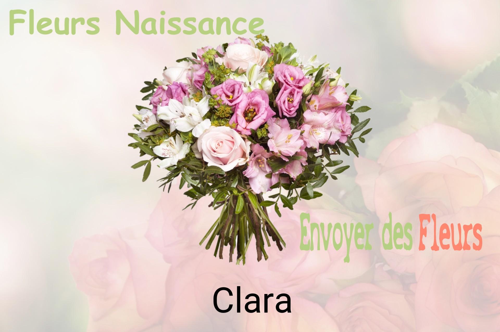 Bouquet de fleurs de naissance livré à Clara
